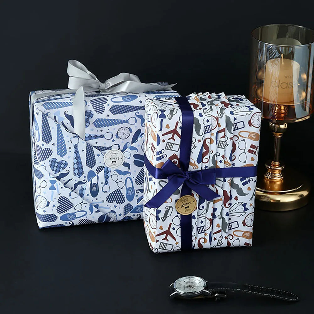 50x70cm Men's Gift Wrapping Paper | Birthday & Father's Day