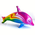 Colorful Inflatable Dolphins, Water Party Toys Dolphins, Suitable for Summer Pool, Beach Splashing Toys Pool Party Balloon Toys Oasis Select colorful 33.5in
