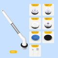 New Style Electric Cleaning Brush 5 in 1 Electric Multi-functional Home USB Automatic Cleaning Brush for Kitchen & Bathroom Oasis Select White 5 heads