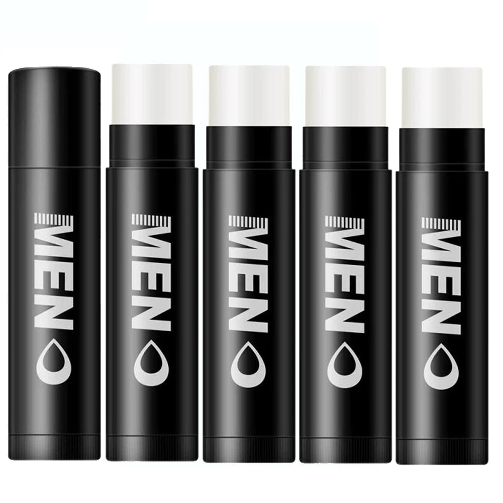Hydrating Men's Lip Balm with Natural Finish, 8 Scents Mens Moisturizing Lip Balm Repairing Dry Cracked Lips Daily Lips Care Oasis Select