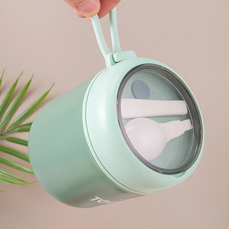 Stainless Steel Insulated Soup Thermos with Spoon Lunch Box Vacuum Cup Food Warmer Thermal Jar Container Cooler Oasis Select