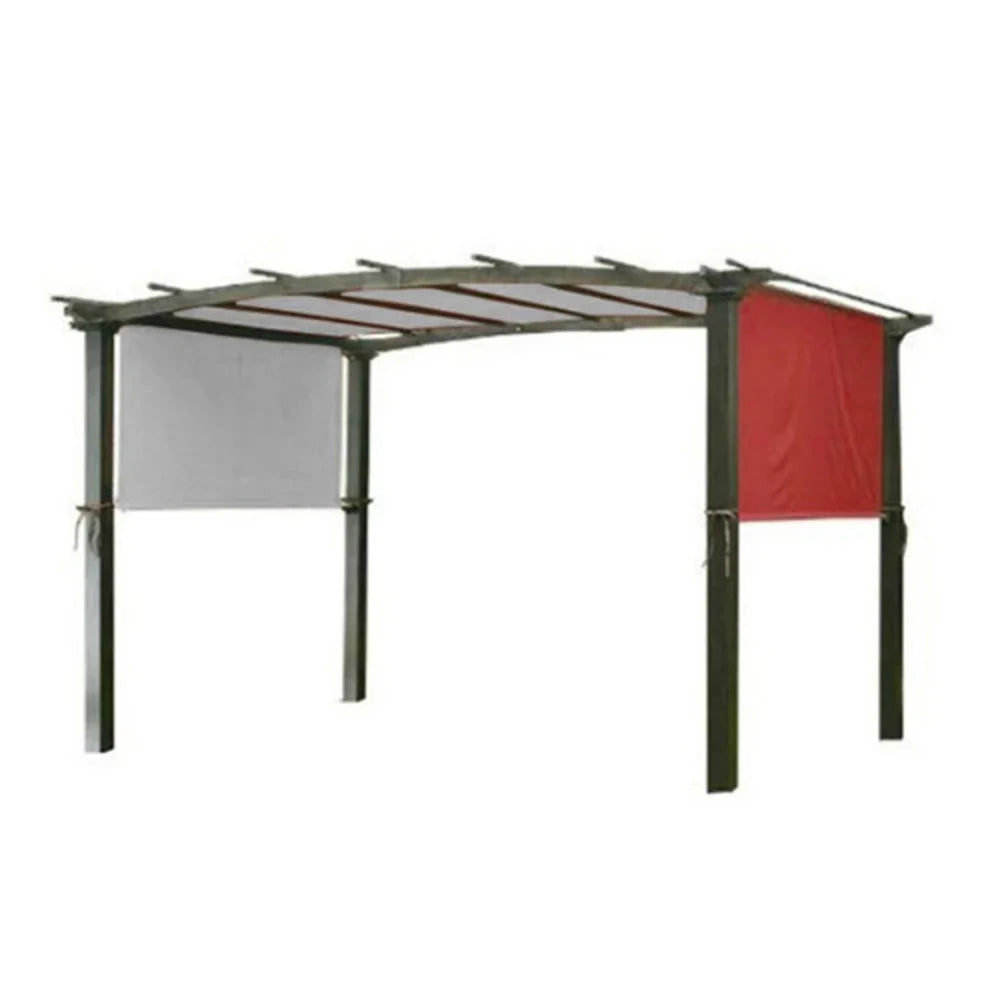 Deck Area Outdoor Patio Red Outdoor Pergola Shade Sunshade For Outdoor Spaces Arbor Breathable Fabric Decorative Privacy Oasis Select