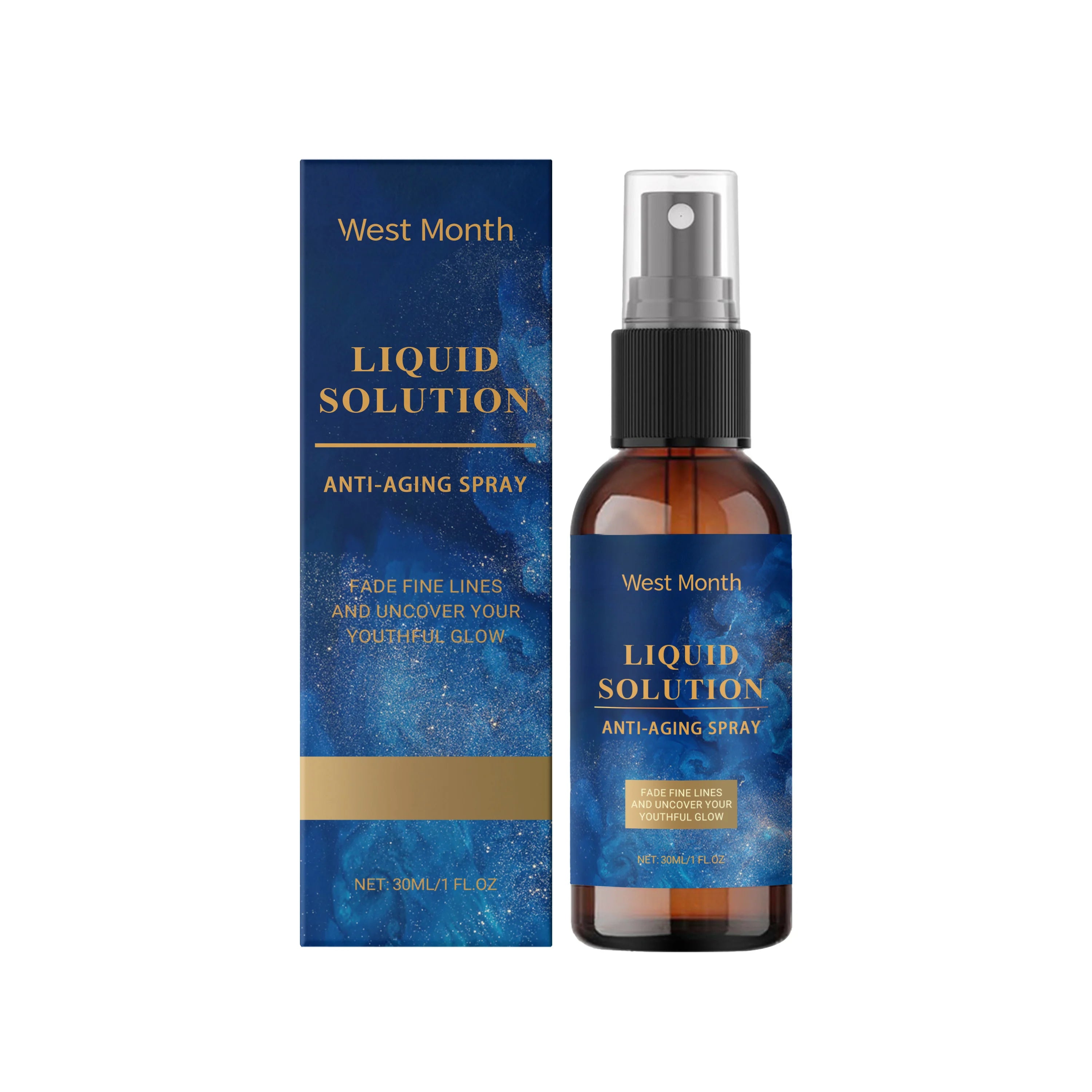 WEST MONTH Anti-Aging Facial Serum – Firming, Lifting & Wrinkle Cream Anti-Aging Face Serum Oasis Select 30ml Hydrating spray