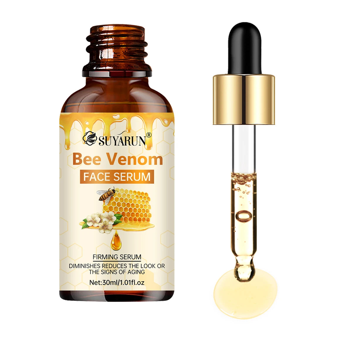 SUYARUN Bee Venom Firming Serum – Anti-Aging Face Essence Anti-Aging Face Serum Oasis Select 30ml