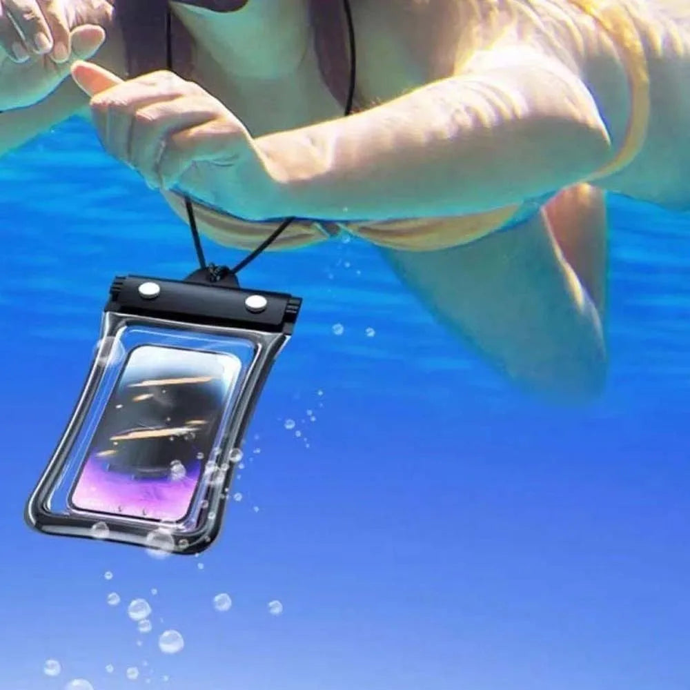 Adjustable Strap Waterproof Phone Pouch Sealed Lightweight Crossbody Dry Bag PVC ABS Transparent Hanging Neck Bag for Gifts Oasis Select