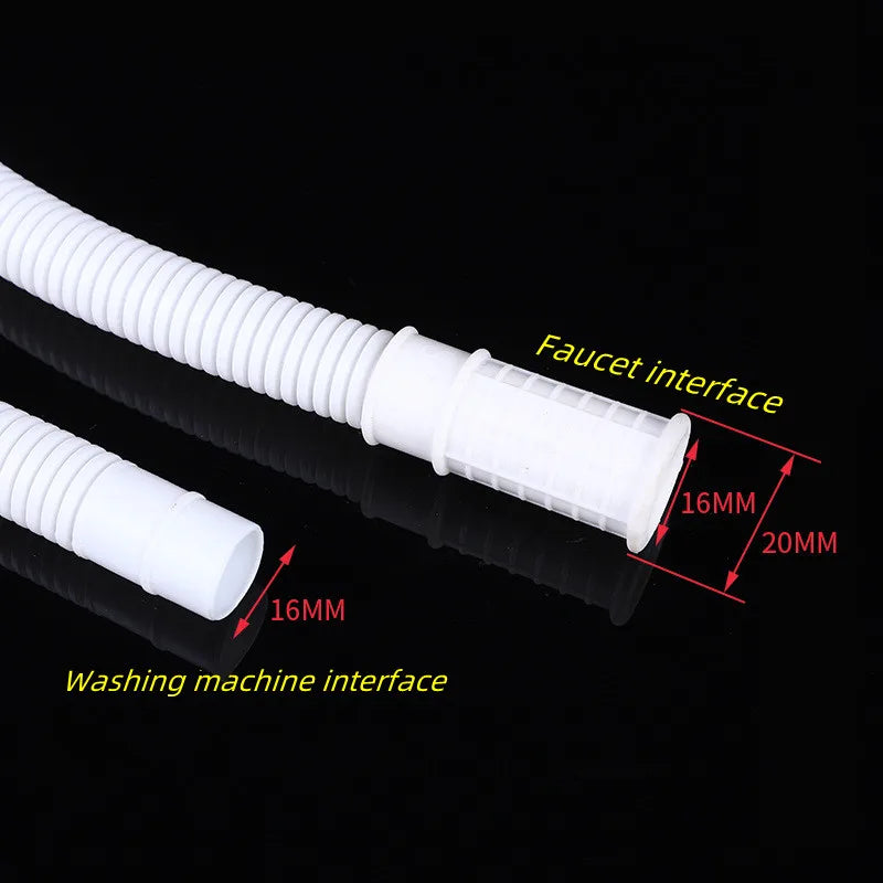 1-4M Washing Machine Draining Hose Plastic Tube Pipe Extension Drainpipe for Air Conditioner Kitchen Faucet Accessories Oasis Select