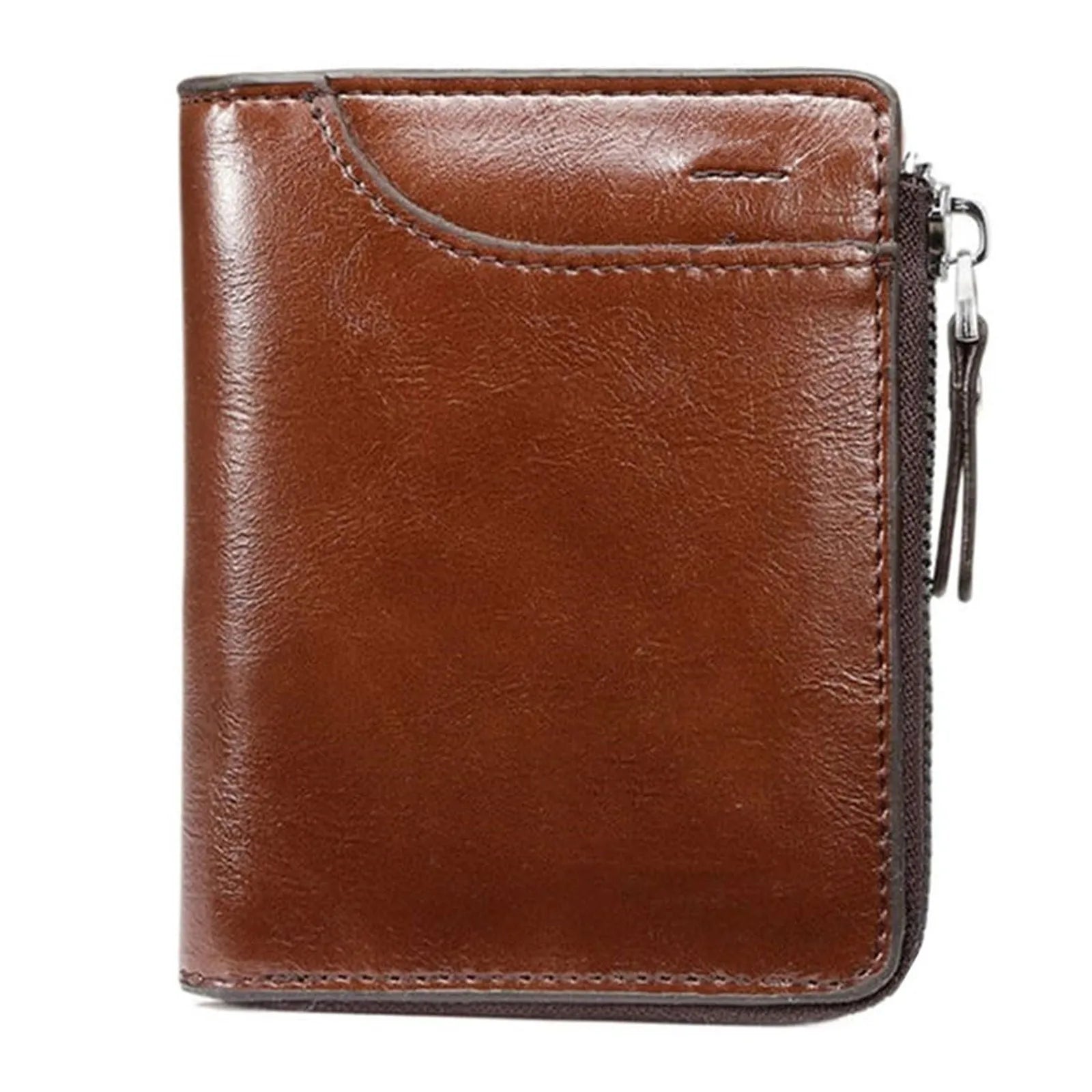 Men's RFID Bifold Wallet – Slim PU Leather Multi-Card Holder Men's Bifold Wallet Oasis Select Coffee