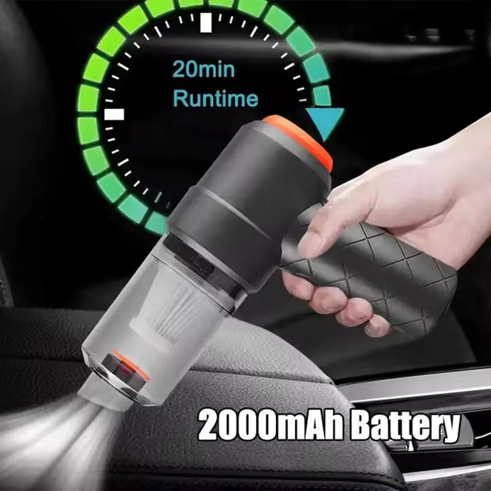 Wireless Car Vacuum Cleaner 120W Cordless Dust Handheld Auto Portabale Vacuum High-power Vacuum Cleaner For Home Office Car Oasis Select