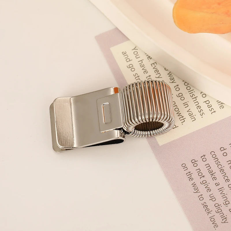 Metal Pen Clip With Spring Creative Gold Retro Spring Clip Student Pen Clip For Notebooks School Oasis Select A3