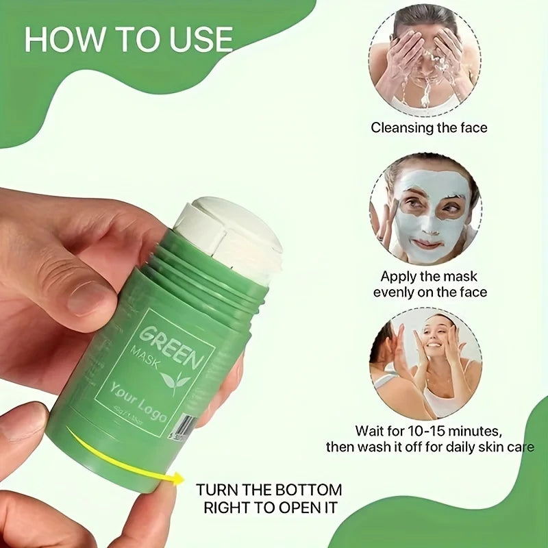 MELAO Green Tea Mask Stick – Deep Cleansing & Oil Control