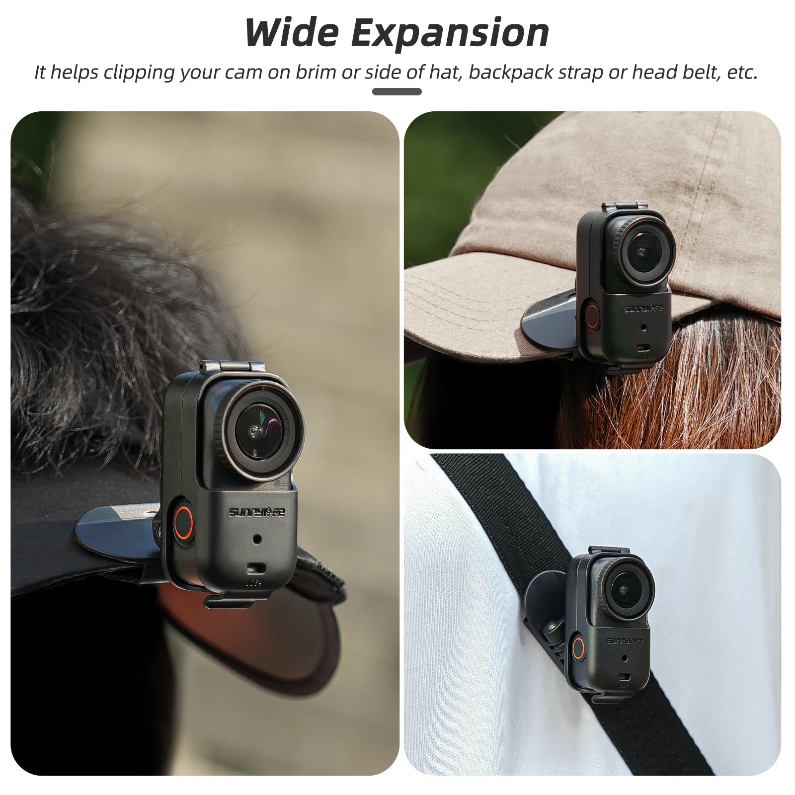 Sunnylife DJI Osmo Nano 360° Rotating Cap Mount | Angle Adjust