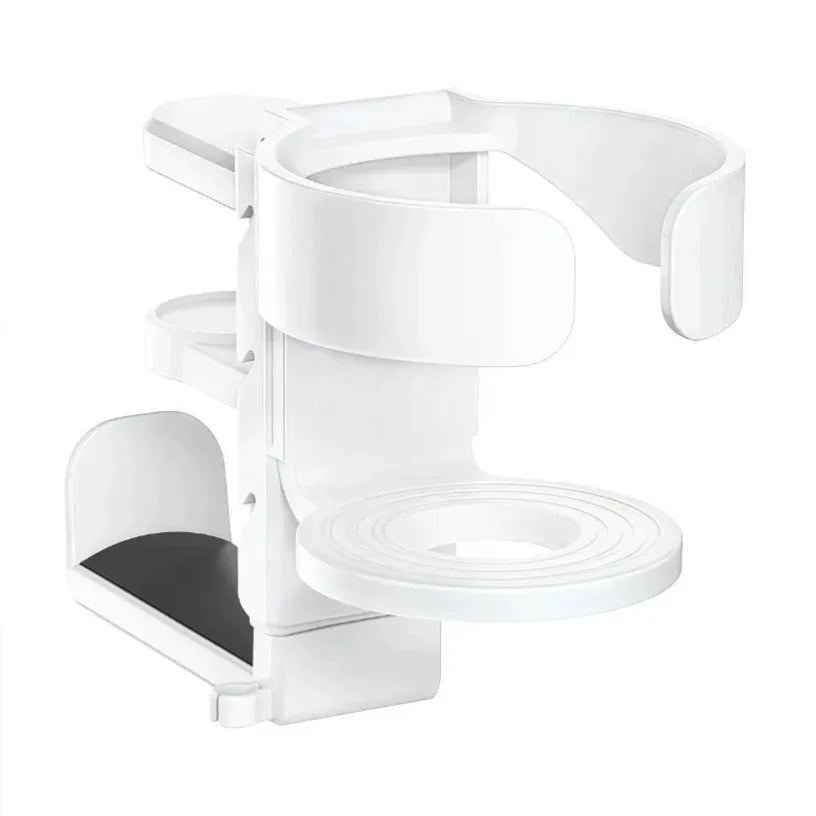 2 IN 1 Slip Cup On Headphone Holder Desk Cup Holder Adjustable Non For Desk Office Supplies Workspace Under Desk Clamp Oasis Select