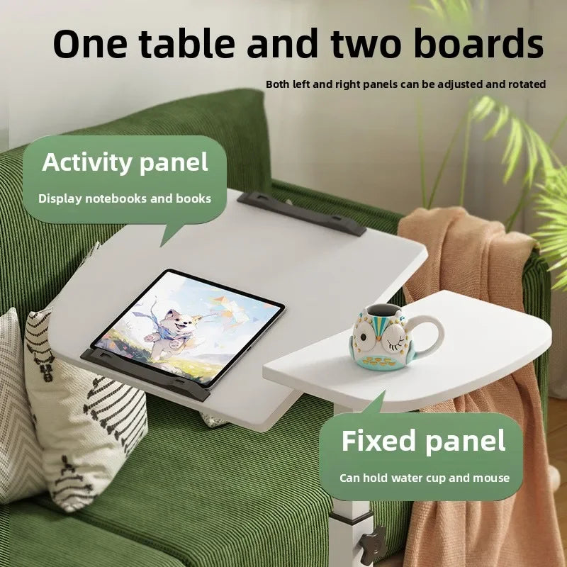 Multi-functional Household Goods Bedside Table Sofa Side Desk Bedroom Removable Lift Lazy Computer Desk Office Small Table Oasis Select