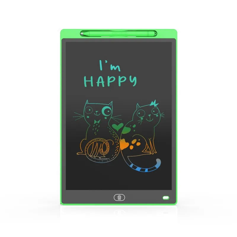 12 Inch LCD Writing Tablet Digital Drawing Tablet Handwriting Pads Portable Electronic Tablet Board for Toys Gift Oasis Select 12inch Green