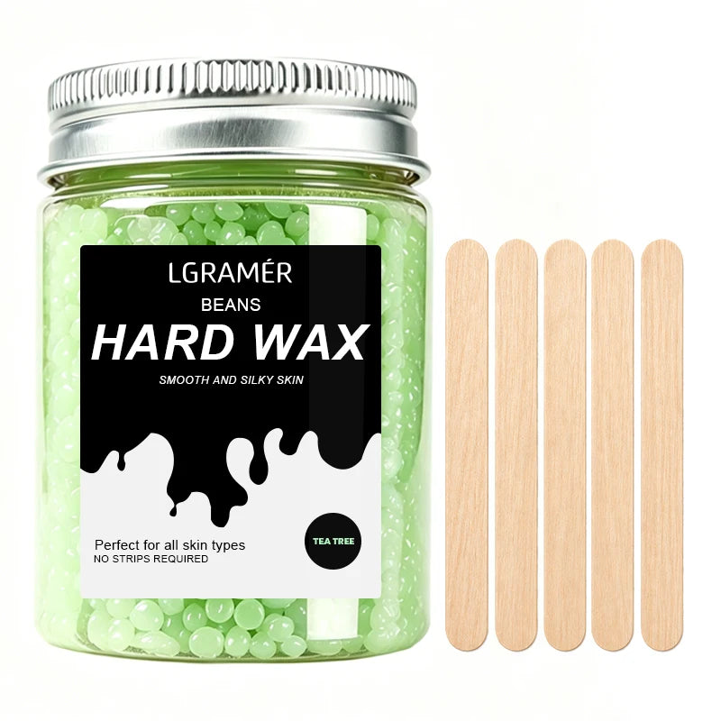 LGRAMER Hard Wax Beads for Hair Removal | 80g/380g Scented