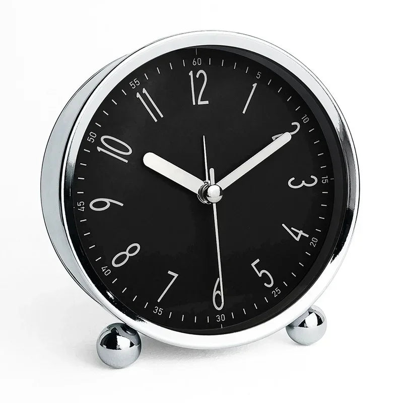 4-inch Metal Bedside Silent Alarm Clock Creative Fashion Simple Digital Alarm Clock Oasis Select