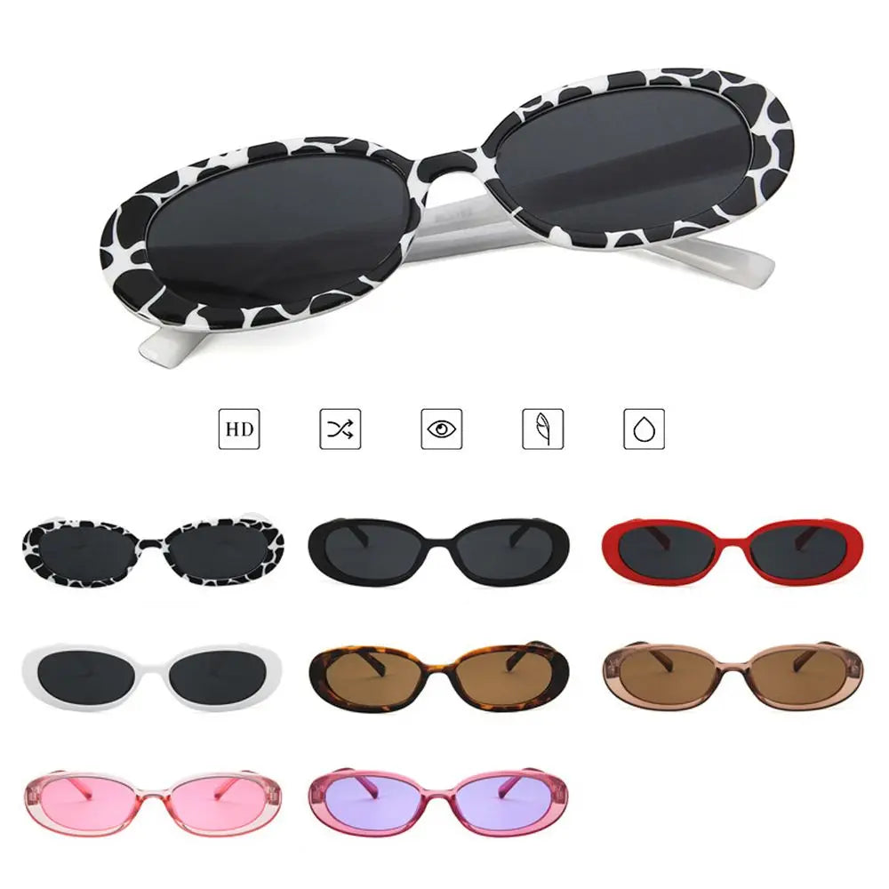 Vintage Sun Glasses UV400 Oval Sunglasses Fashion Shades Sunglasses for Women Eyewear Oasis Select