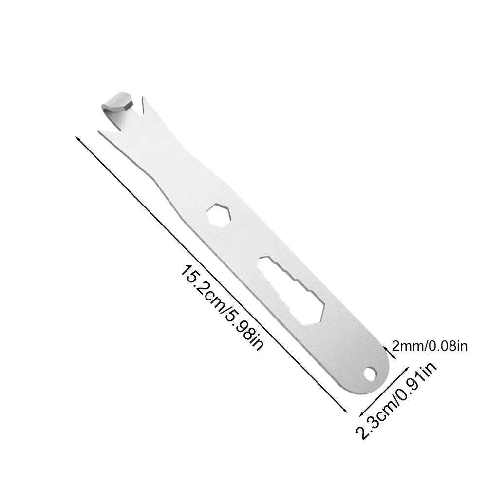 Stainless Steel Cable Fixing Tensioner Fence Wire Twister Multi-Functional Wire Twisting Fencing Tool with Hexagonal Holes Oasis Select Random styles
