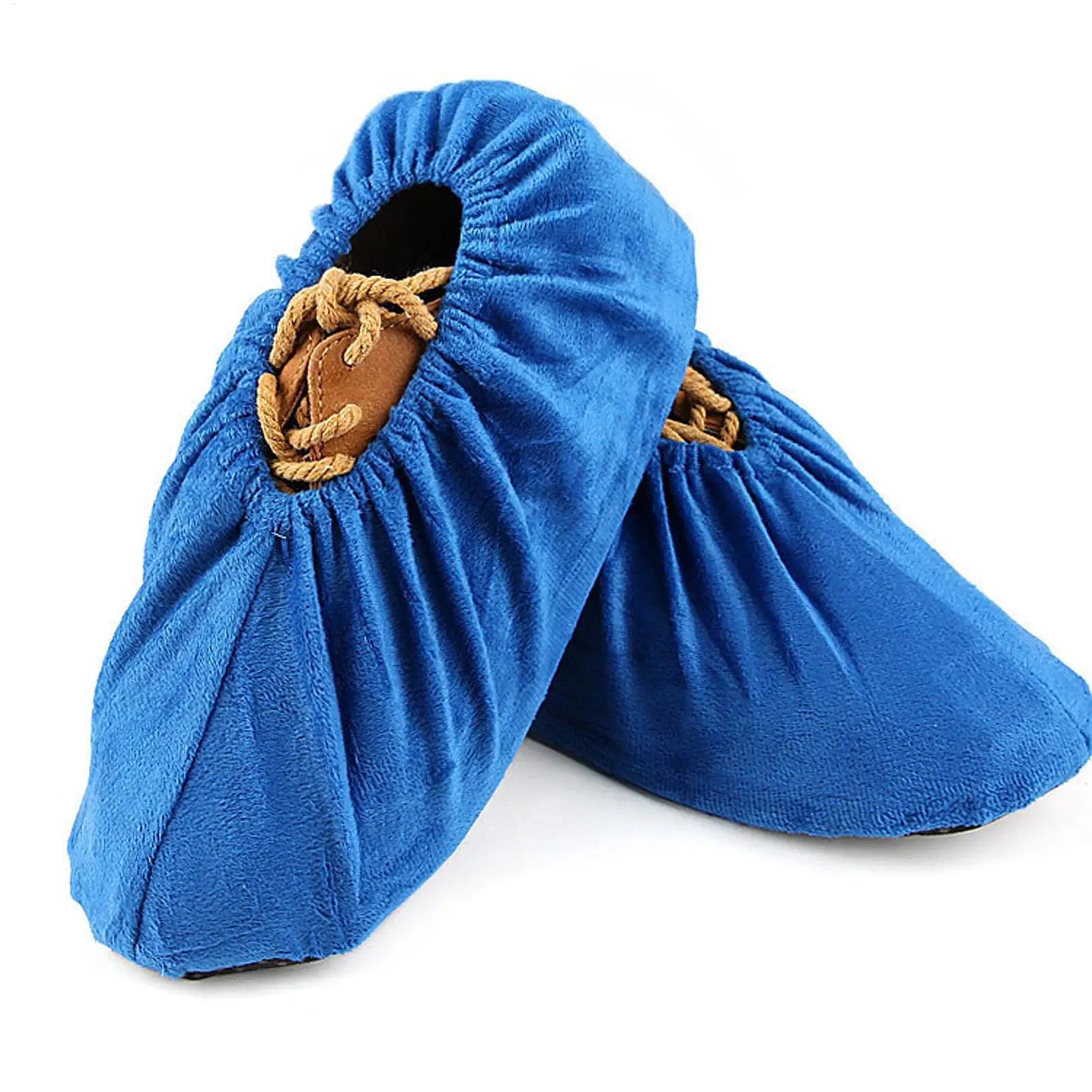 1Pair Household Shoe Covers Thick Reusable Non-slip Overshoes Indoor Keep Floor Carpet Cleaning Shoes Slippers Protector Oasis Select