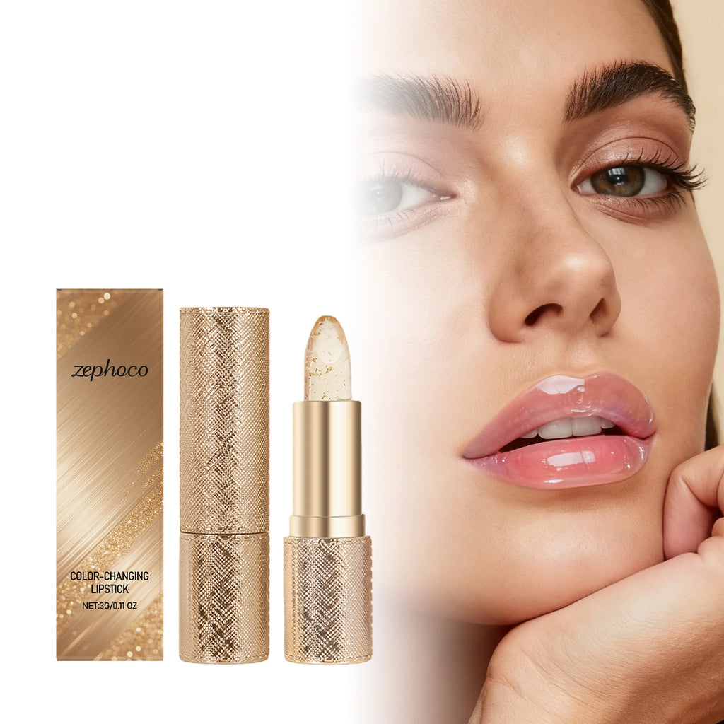 Color Changing Lipstick Lasting Moisturizing Lip Anti Chapped Lip Plumping Makeup Waterproof Glossy Shine Lip Gloss Cosmetic Oasis Select
