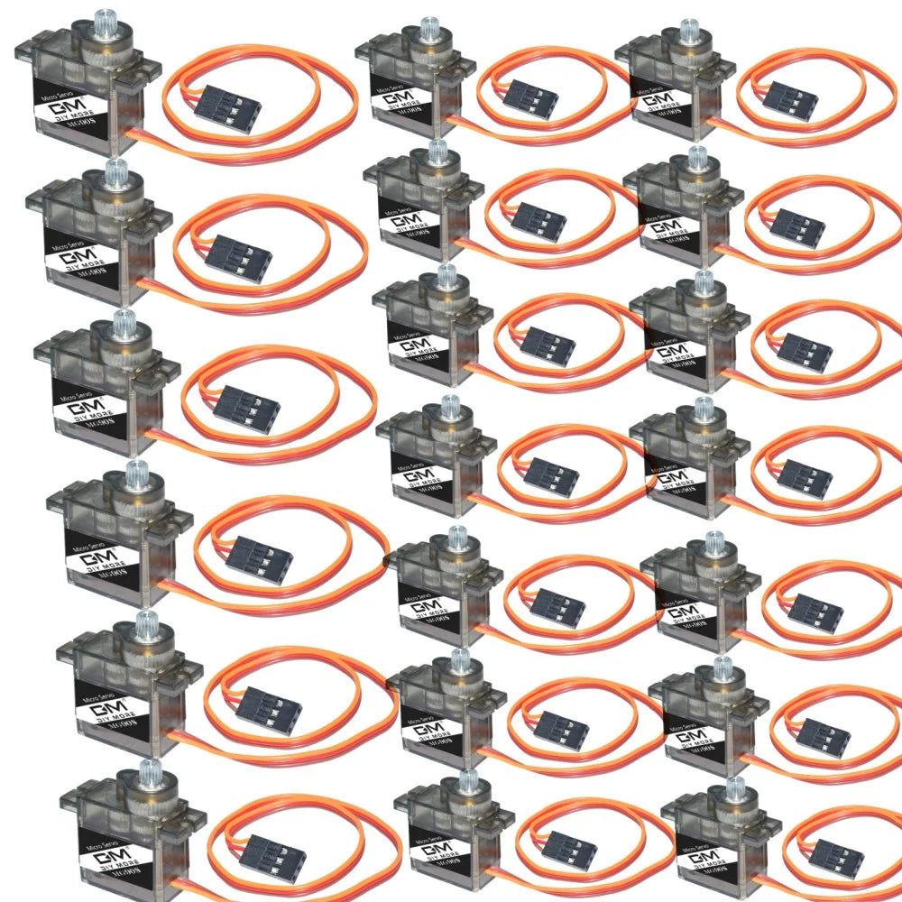 1/6/10/20 Pcs MG90S Servo All Metal Gear 9g Upgraded Version For Helicopter Plane Boat Car MG90 9G Trex 450 RC Robot DIY Oasis Select 20pcs