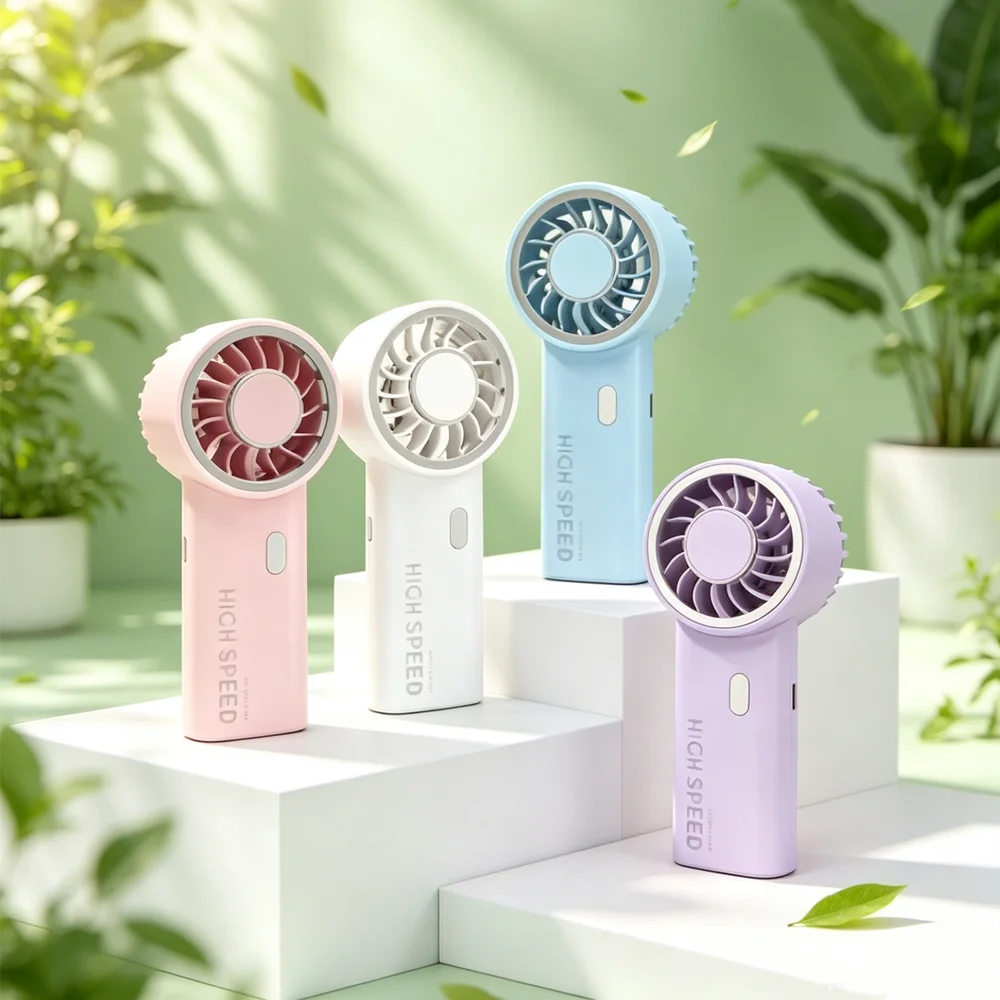 Handheld Fan Upgraded Portable Fan,Mini USB Rechargeable Personal Fan, Outdoor Travel ,Suitable for summer beach and concerts Oasis Select