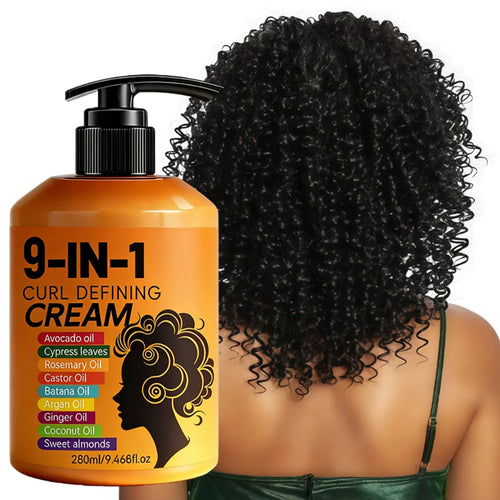 280ml Curly hair Styling cream, moisturizing and smoothing formula, enhances the elasticity and shine of curly hair, easy to set Oasis Select