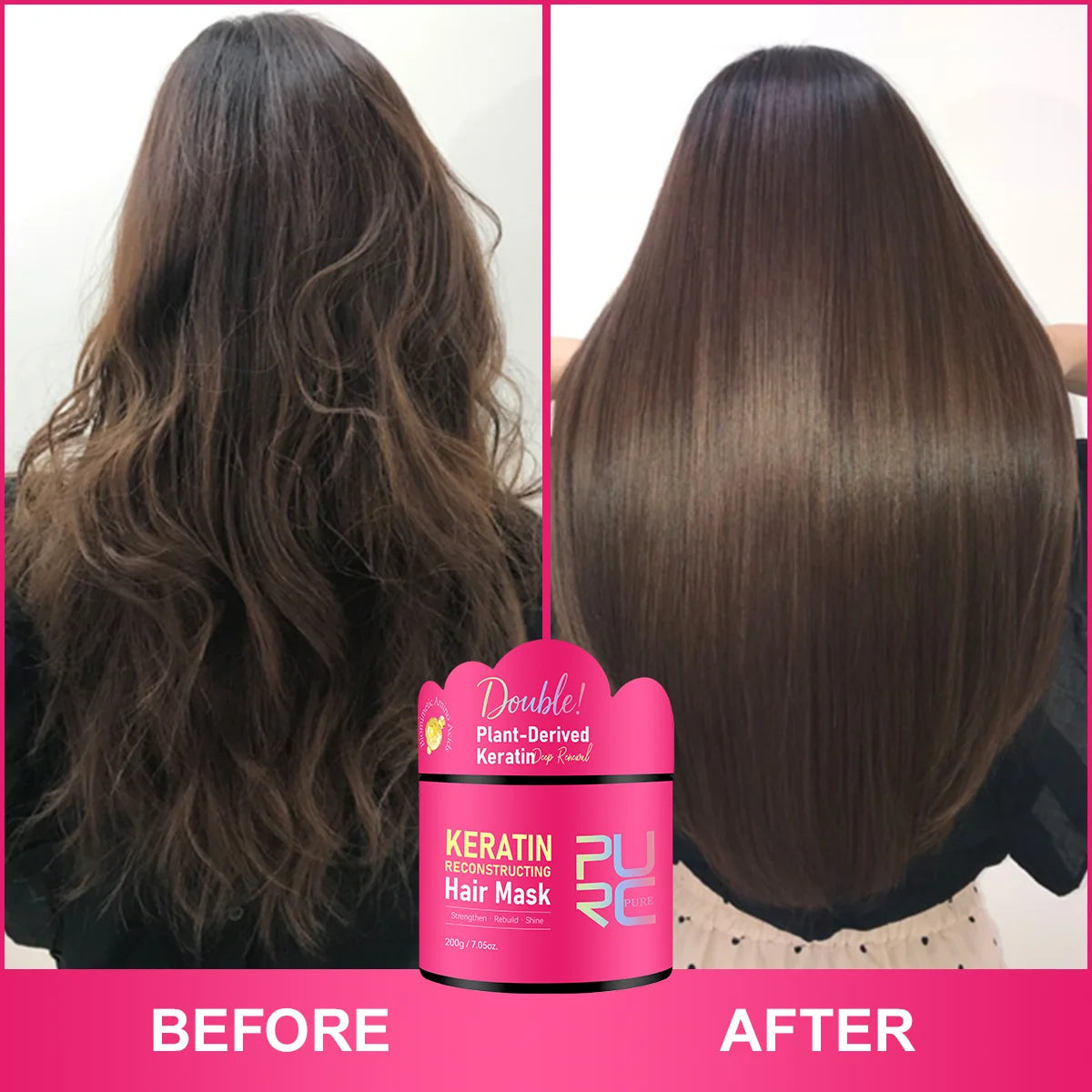 3-Min Soften Double Keratin Hair Mask Deep Moisturizing Curly Hair Moothing Frizz Reduce Repair Cream Hair Care Professional Oasis Select
