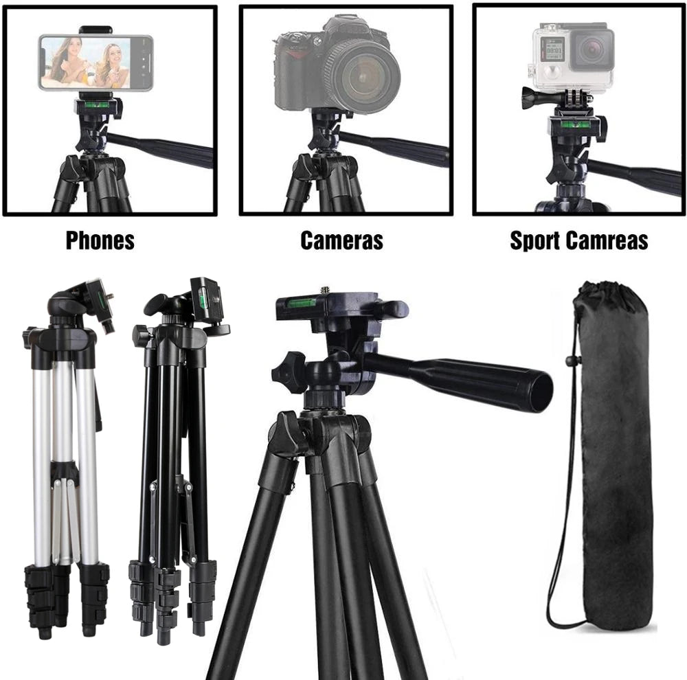 LED Ring Light with Tripod & Phone Holder | VeFly 26cm