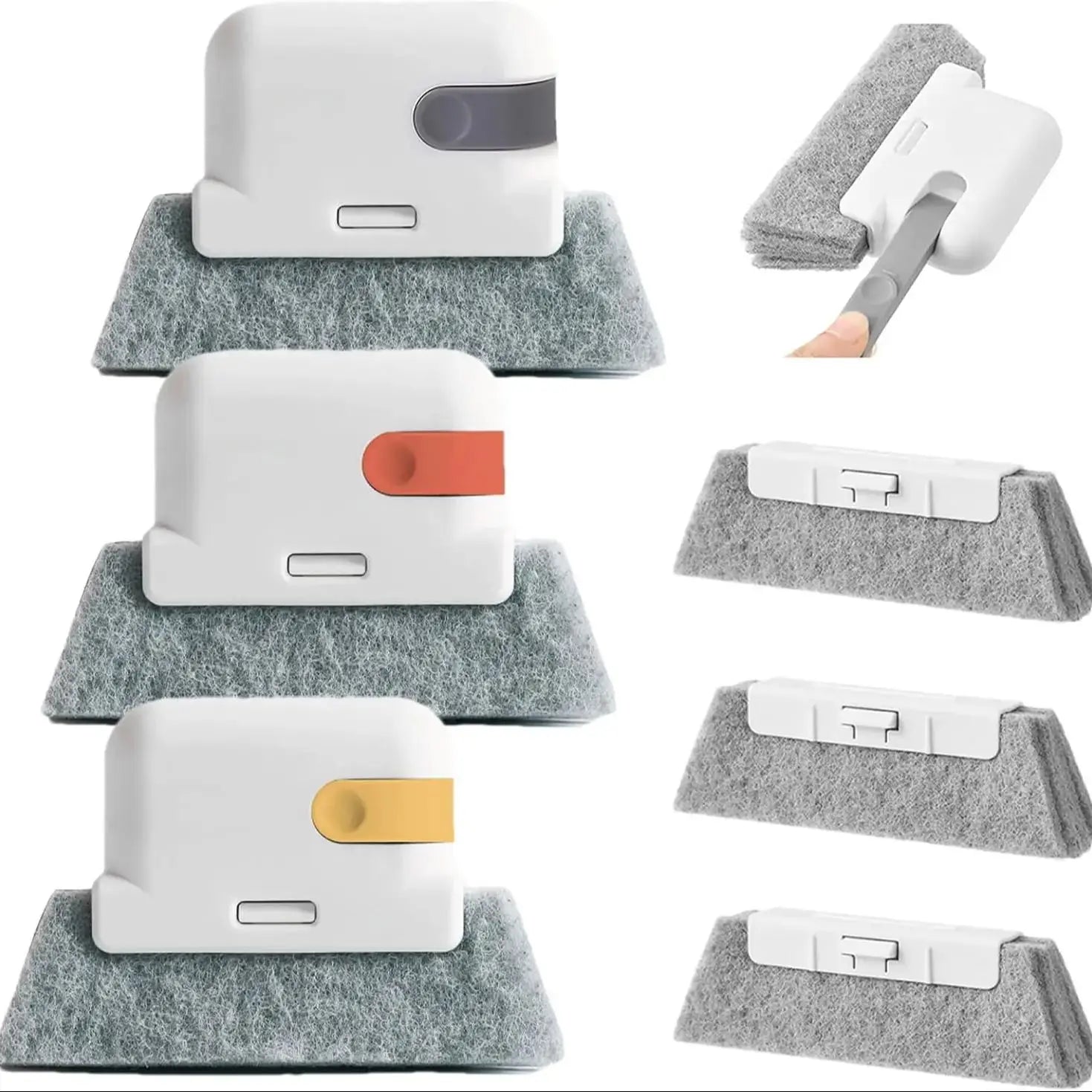 2-in-1 Detachable Window Slot Gap Cleaning Brush