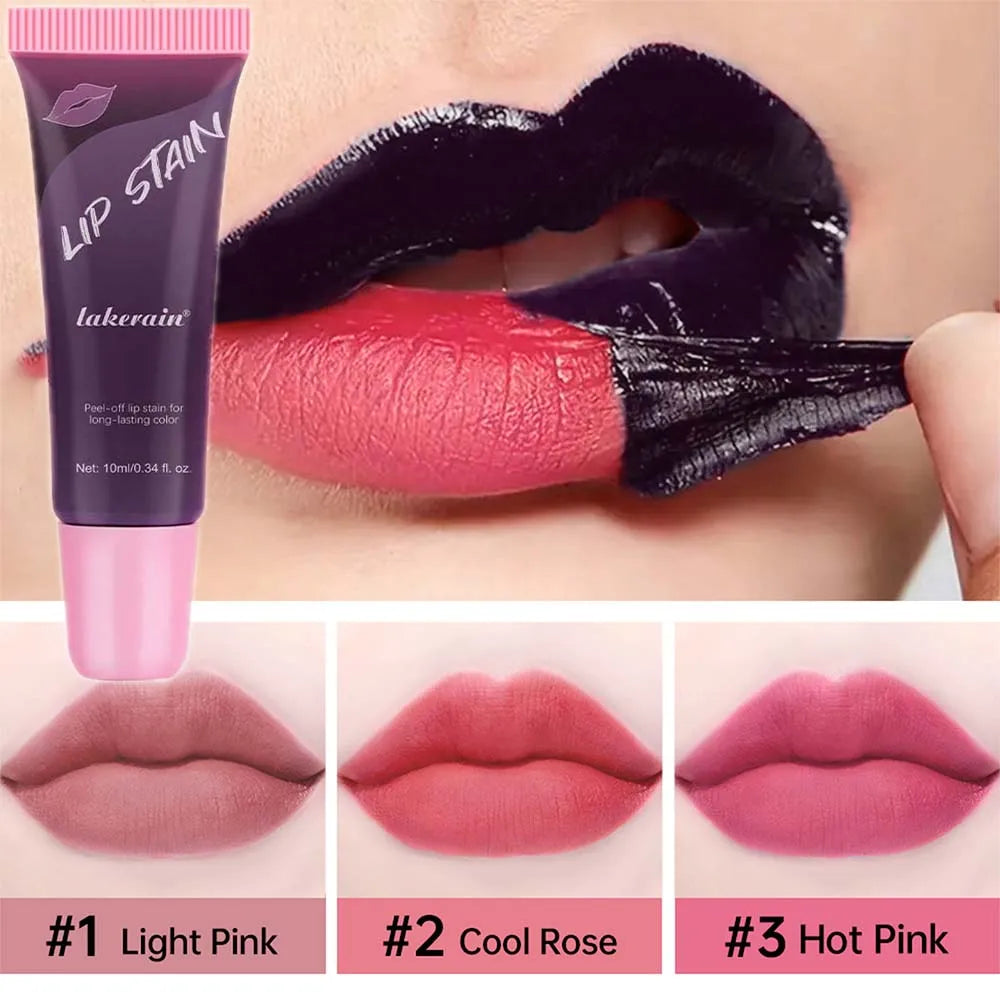 Peel Off Lip Stain Tattoo Tint – Waterproof Matte Long-Lasting
