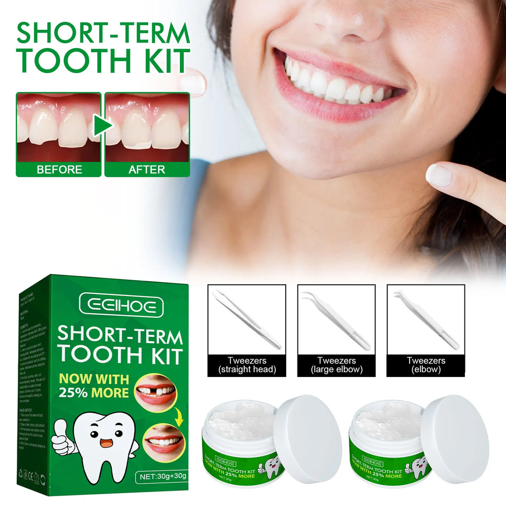 Temporary Tooth Kit, Moldable Dental Gel for Film & Ball Cosplay, Temporary Teeth Repair & Natural Dental Gap Filling Oasis Select