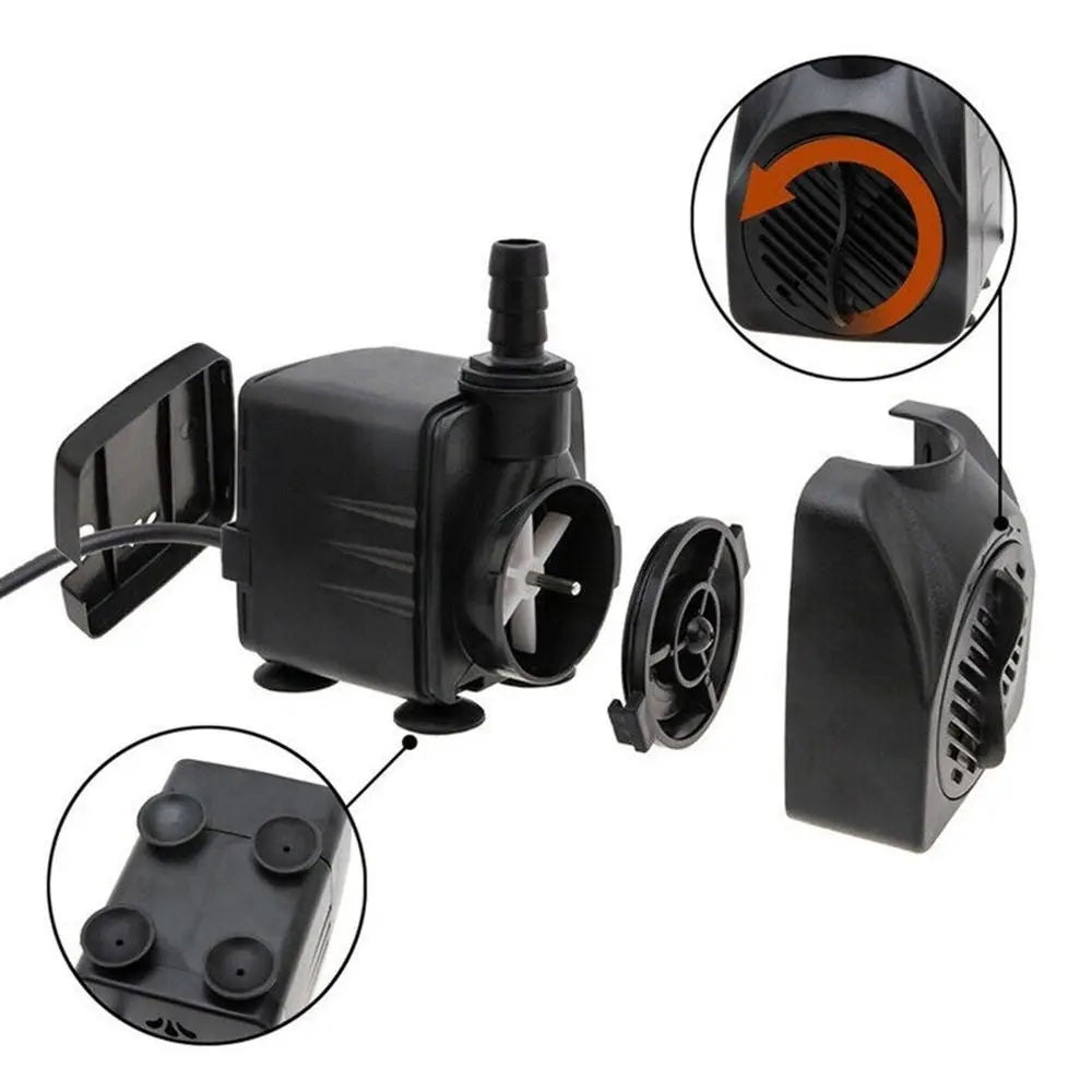 Ultra-Quiet Submersible Water Pump | Aquarium & Fountain