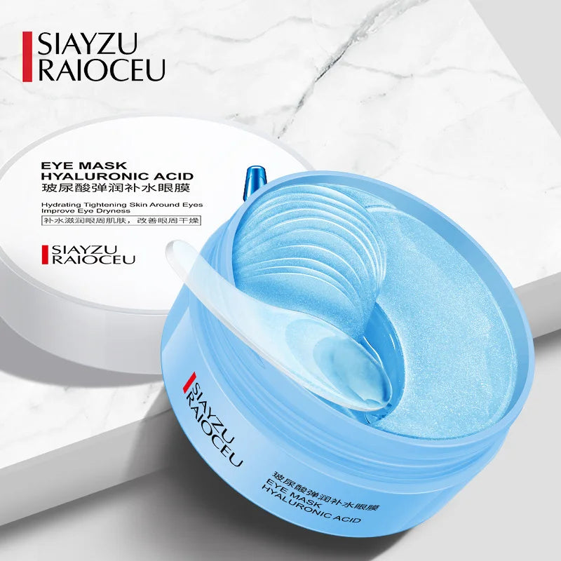 60-Pack Hyaluronic Acid Collagen Eye Masks – Dark Circles & Bags Eye Mask Patches Oasis Select