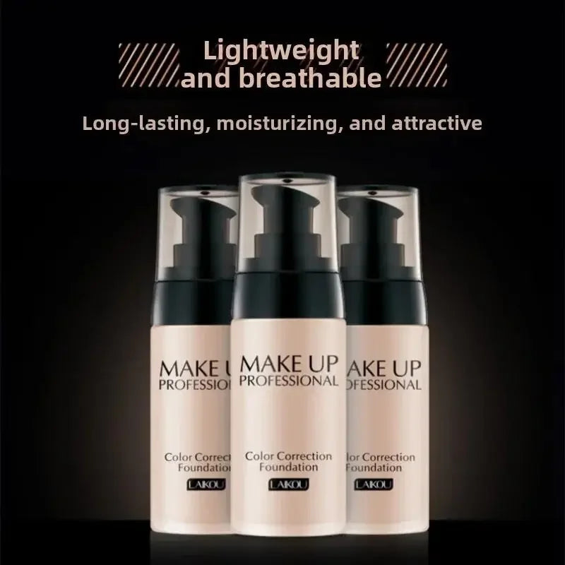 Long Lasting Oil Control Liquid Foundation Waterproof Brightening Concealer Natural Finish Moisturizing Professional Makeup Oasis Select
