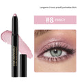 Eyeshadow Stick 10Colors Shimmer And Matte Brown Metallic Cream Eyeshadow Pencil Crayon with Smudge-proof & Waterproof Makeup Oasis Select 8FANCY SHIMMER