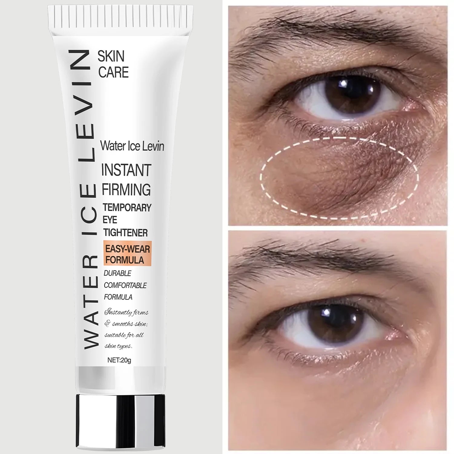 Levin Firming Eye Cream – Hyaluronic Acid & Retinol | 20g Eye Firming Cream Oasis Select