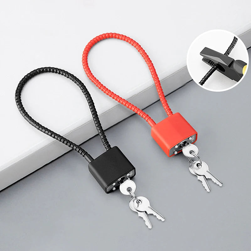 Hot Sale Steel Wire Padlock Cabinet Lock,with Key Anti-theft Lock,Dormitory Cabinet Luggage Lock Helmet Lock Oasis Select