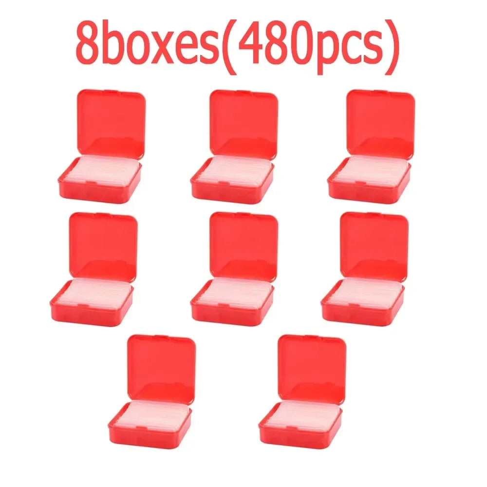2/6/12box No Trace Reusable Double Sided Adhesive Tape Removable Transparent Nano Tape Waterproof Wall Stickers Reusable Tape Oasis Select 8boxes480pcs
