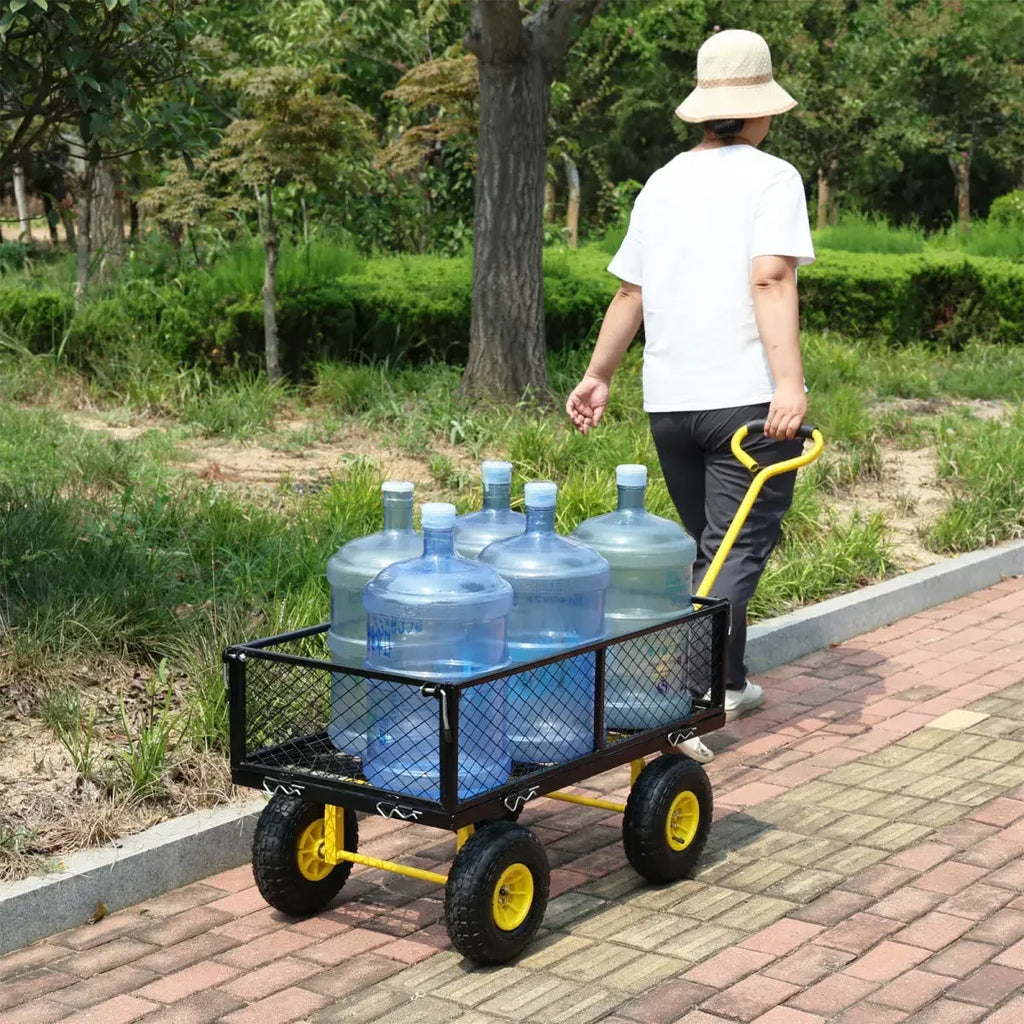 Tool cart, trolley, flatbed truck, trailer, slot car, foldable network car, side gear removable grid pull cart Oasis Select