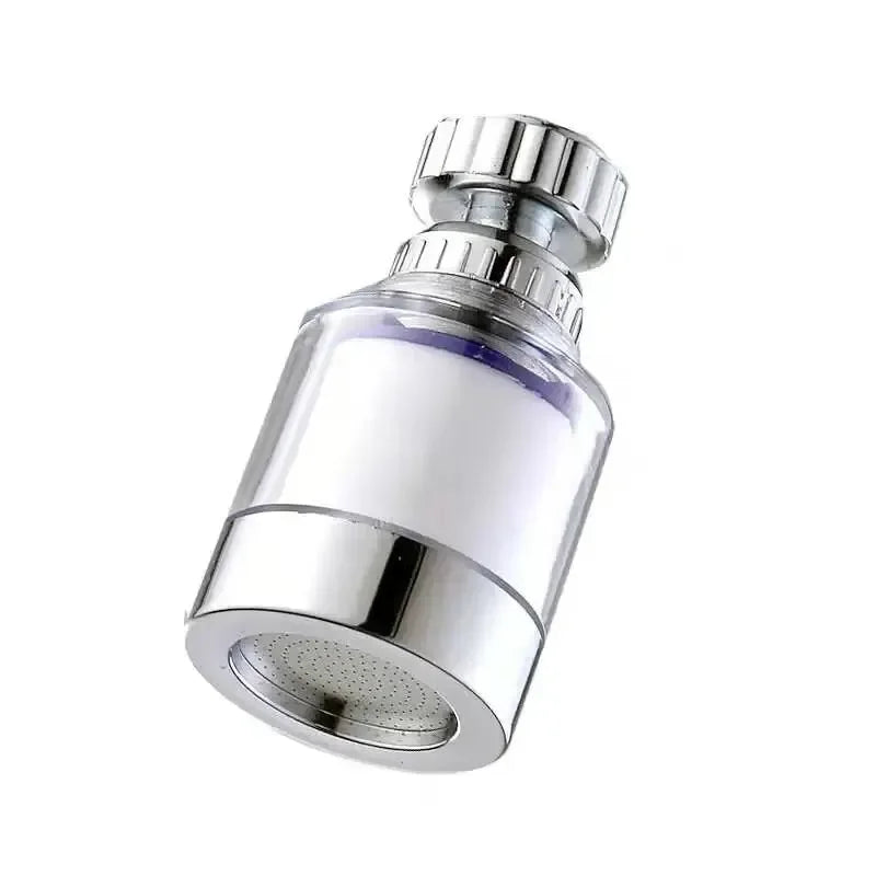 Baokemo 360 Rotating Water Purifier Filter Tap Universal For Kitchen Bathroom Shower Household Filter PP Cotton High Density Oasis Select one mode