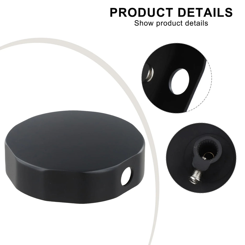 74-mm Bathtub Rotating Knob Brass Black Overflow Prevention Bath Control Knob Bathroom Spare Parts Home Supplies Accessories Oasis Select