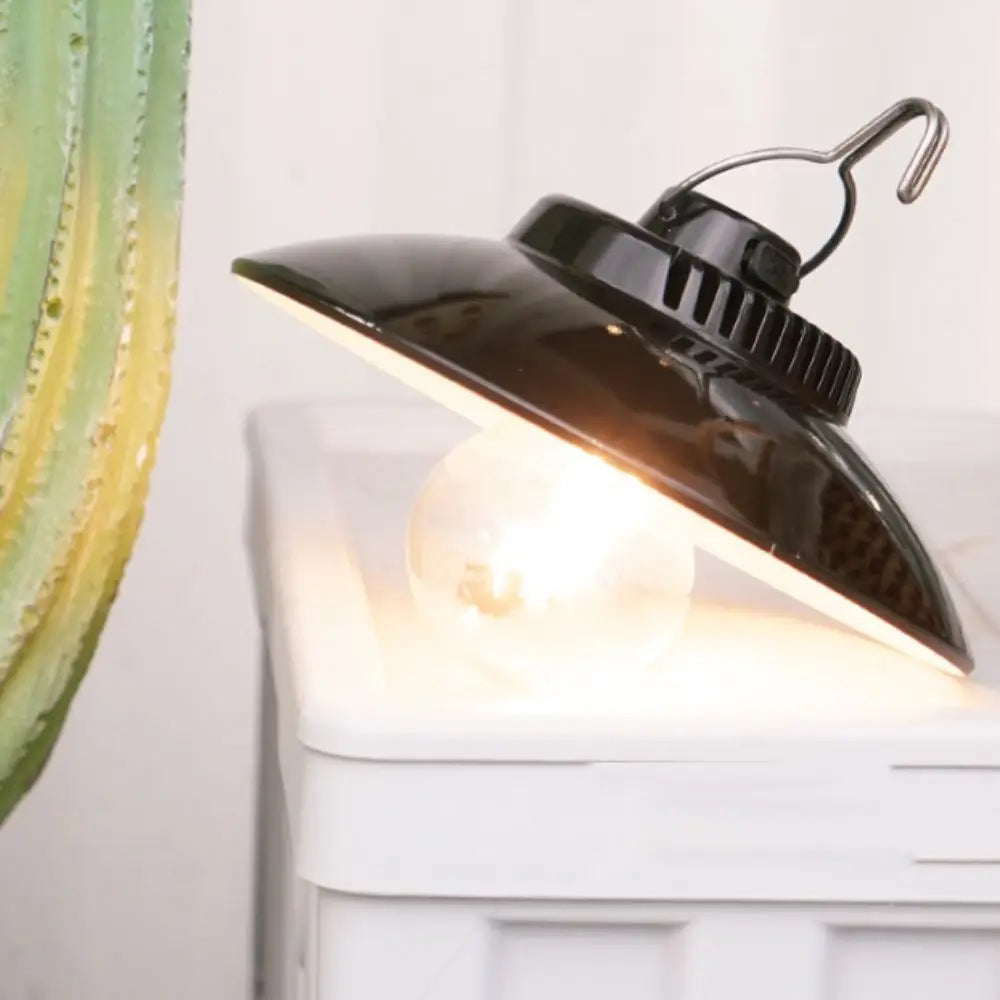 USB Rechargeable Retro Camping Lantern Waterproof Type-C Charging LED Tent Lamp With Hook Retro Decorative Street Path Lamp Oasis Select