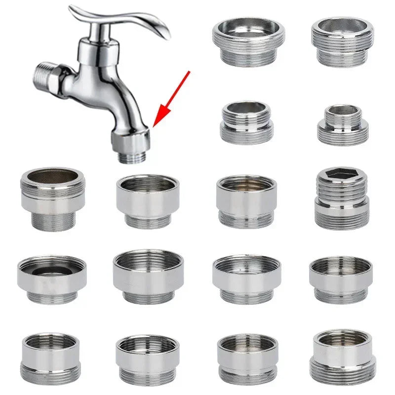 Water Faucet Connector Threaded Connector Washing Machine Faucet Converter Garden Hydrant Adapter Kitchen Bathroom Accessories Oasis Select