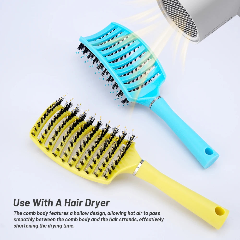 Vented Hair Styling Brush – Anti-Static, Ergonomic Blow-Dry Brush Hair Styling Brush Oasis Select