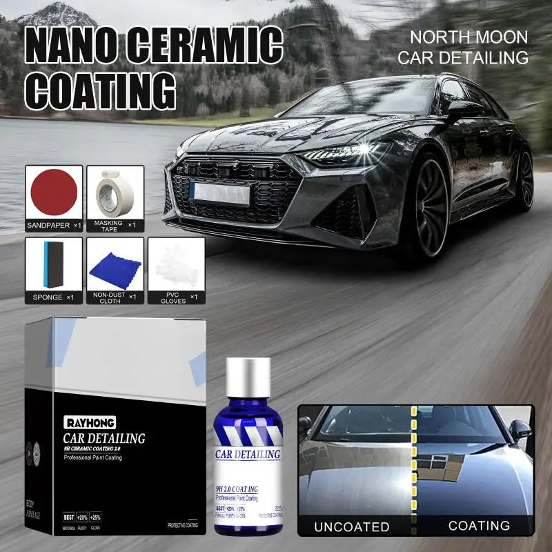 Automotive Ceramic Nano Coating Solution Superhydrophobic Crystal Plating Film Waterproof Nano Ceramic Refurbished Car Paint Oasis Select