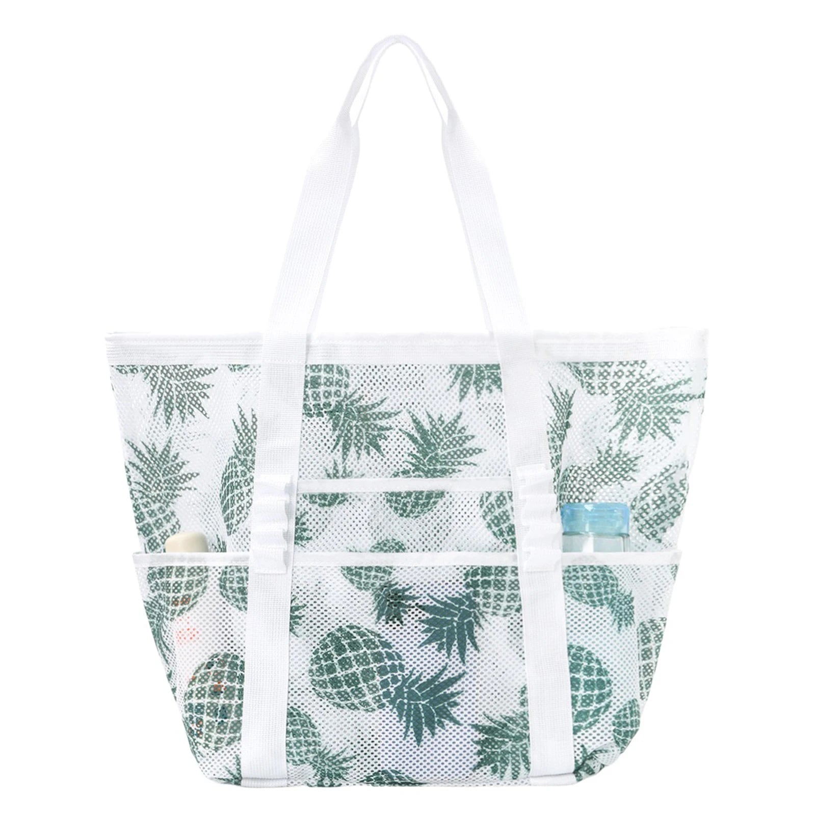 Mesh Beach Tote Bag | Large Multi-Pocket Pool & Travel Bag