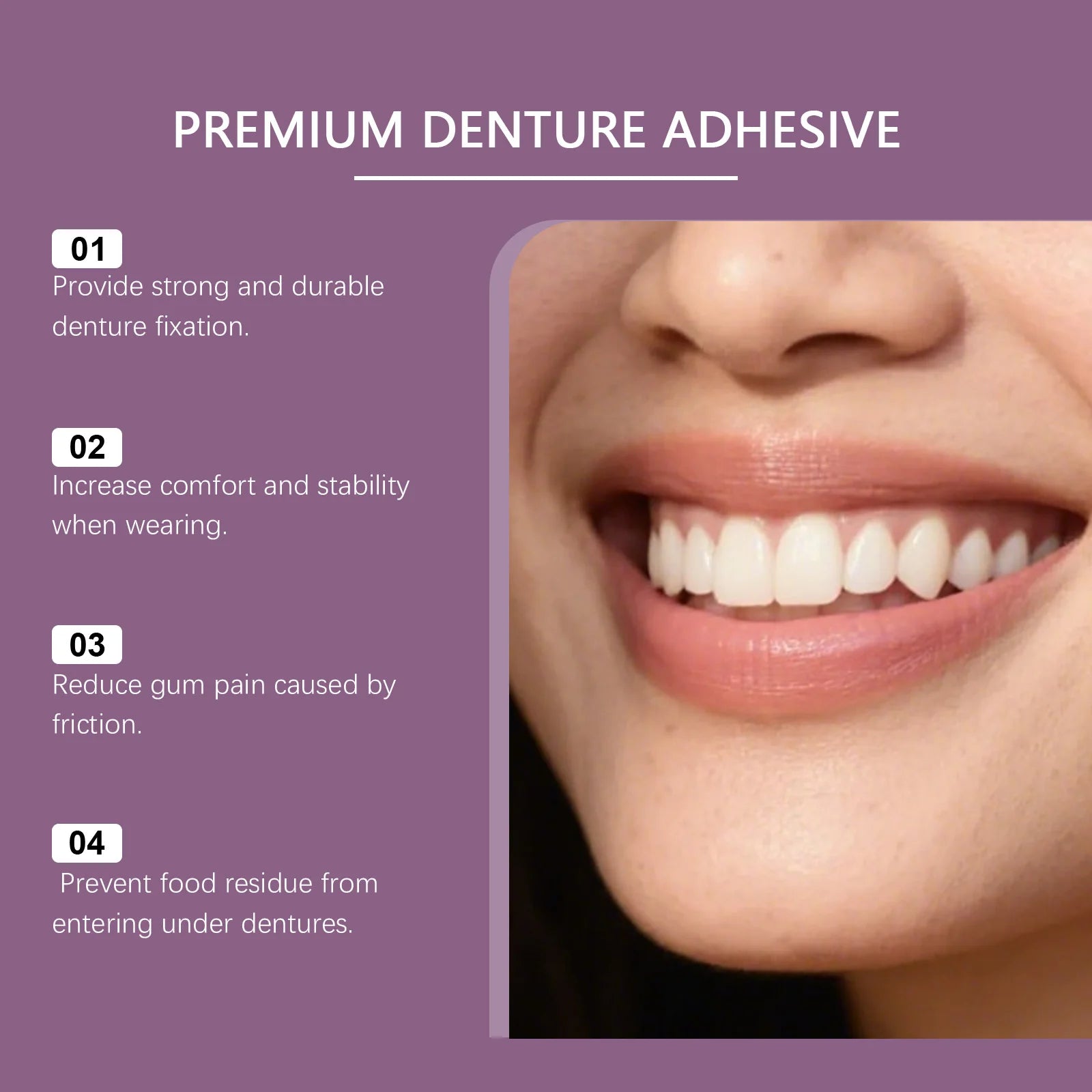 Oralhoe Denture Adhesive Cream – Strong Hold & Comfort Denture Adhesive Cream Oasis Select