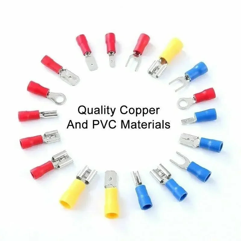 Assorted Crimp Terminal Kit – Spade, Butt & Wire Connectors Crimp Terminal Kit Oasis Select
