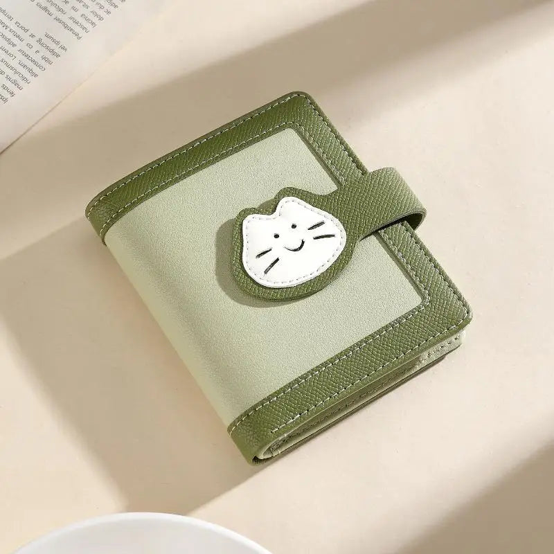 Women's Mini PU Leather Wallet – Card Slots & Zipper Coin Purse Women's Mini Wallet Oasis Select C